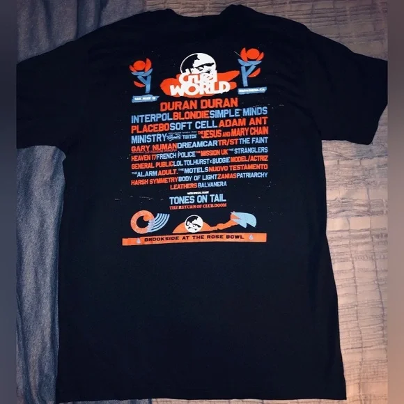 Cruel World 2024 Pasadena Concert Tshirt Men’s Sz M Duran Duran Blondie & More - Picture 2 of 4